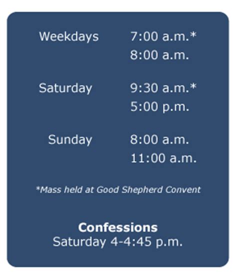 Ann Catholic Church</b> <b>Mass</b> Times <b>Mass</b> Times: Weekends: Saturday 5:30p. . Saint anne catholic church mass schedule